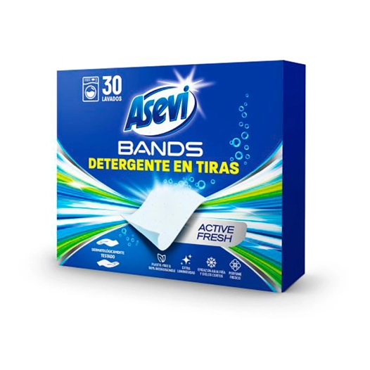 lessive en bandes bands active fresch, 30 doses