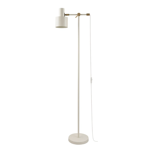 lampadaire serantes 1xe27, couleur blanc cassé, 364 x 210 x 1387 mm