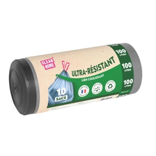 sacs poubelle clean home liens coulissants sacs poubelle clean home liens coulissants - publi embal