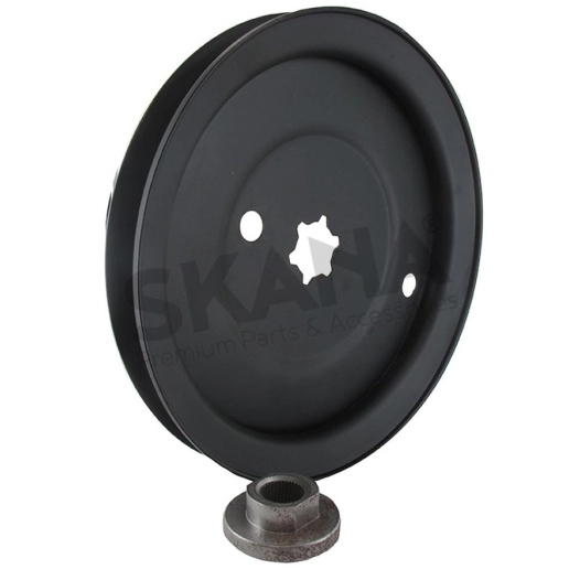 poulie de pont pour tondeuses autoportées mtd - origine: 756-04002, 75604002.