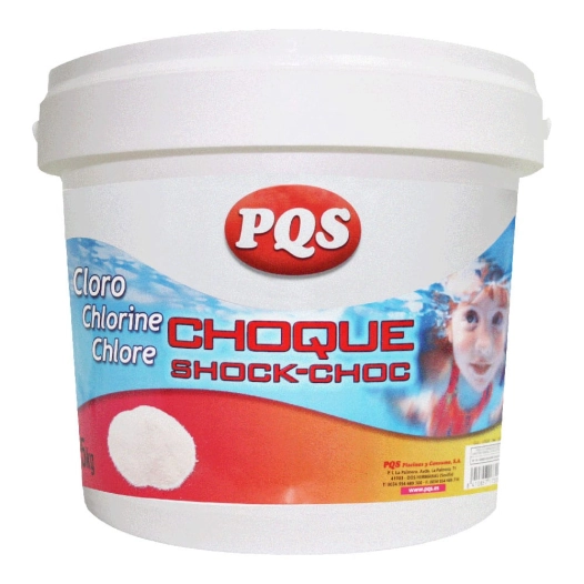 chlore choc granulé, boîte de 5 kg