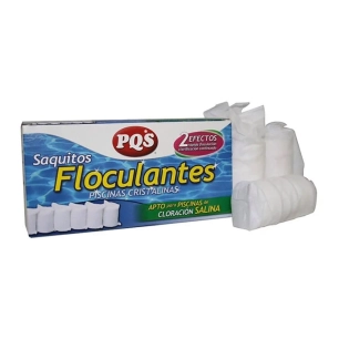floculant en cartouche spécial électrolyse au sel, sachets de 125 g, boîte de 4 unités