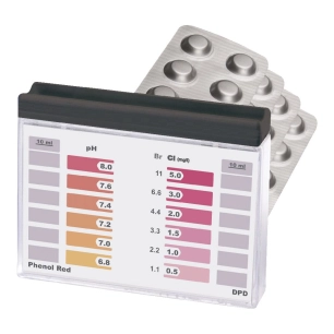 kit de test dpd 2 flacons d'essai