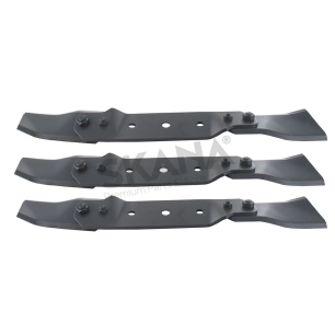 kit de 3 lames avec couteaux de 380mm pour modèle 102m. origine stiga.