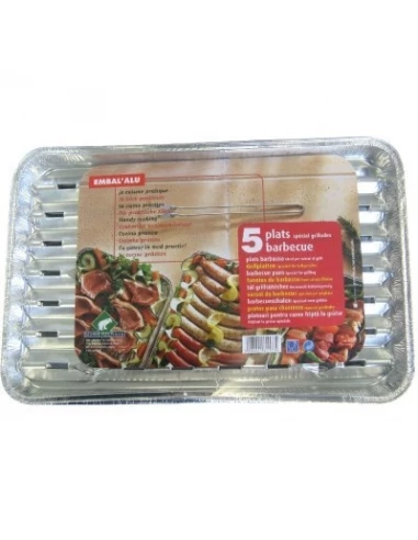 Plat barbecue aluminium bg 34 x 22,5