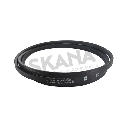 courroie lisse trapézoïdale pour coupe sur modèle ts108 origine stiga. alternative a84.