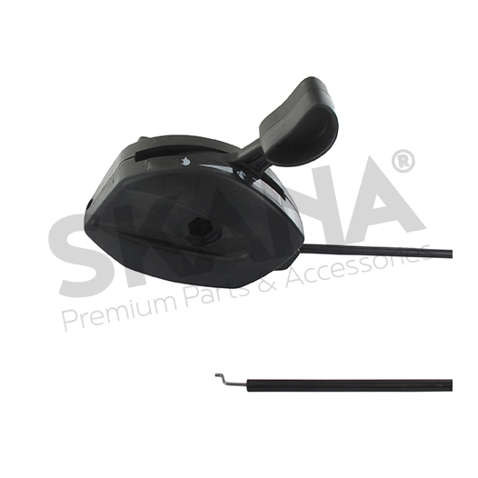 câble accélérateur rigide avec manette l1060mm, origine stiga.