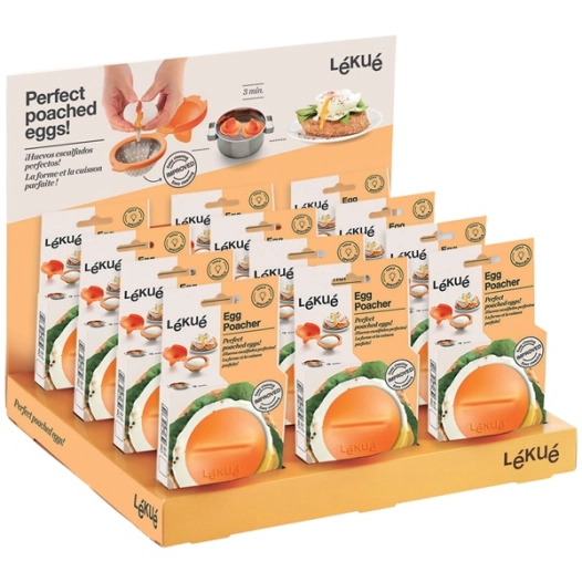 cuit oeuf poche display de 12 lekue - brabantia international bv