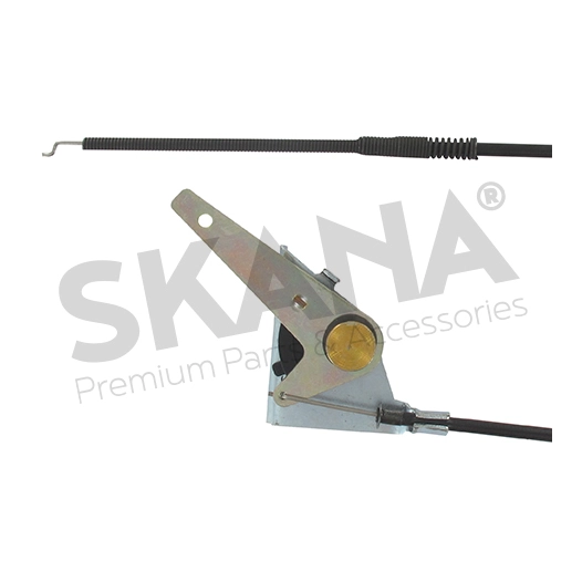 câble de gaz + support pour tracteur de pelouse mtd - origine: 746-1087, 7461087.