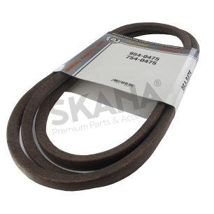 courroie de coupe mtd (pour modèle divers avec coupe de 50''/127 cm) - section 15.88 mm x 11 mm: 2768,60 mm - origine: 754-0475,