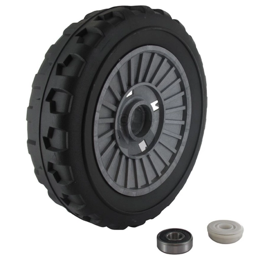 roue arrière tractée ø 210mm avec roulements origine stiga.