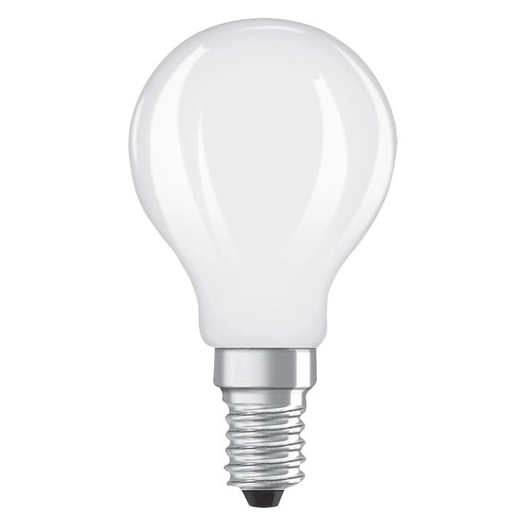 led sphere verre depoli e14 3.4w 470lm froid - ledvance gp