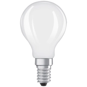 led sphere verre depoli e14 3.4w 470lm froid - ledvance gp