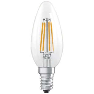 led flamme clair filament e14 3.4w 470lm chaud - ledvance gp