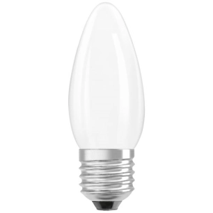 led flamme verre depoli e27 3.4w 470lm chaud - ledvance gp