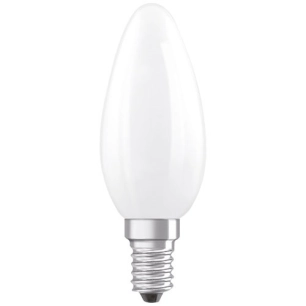 led flamme verre depoli variable e14 3.4w 470lm chaud - ledvance gp