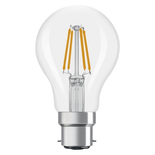 bellalux led standard clair filament b22 4w chaud - ledvance gp
