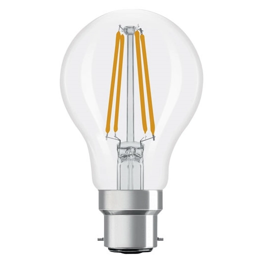 bellalux led standard clair filament b22 7w chaud - ledvance gp