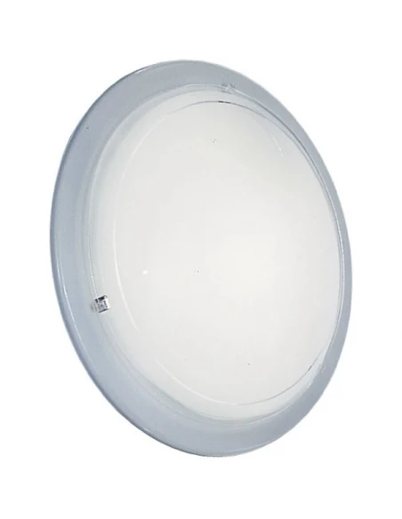 Plafonnier en metal et verre blanc E27 EGLO