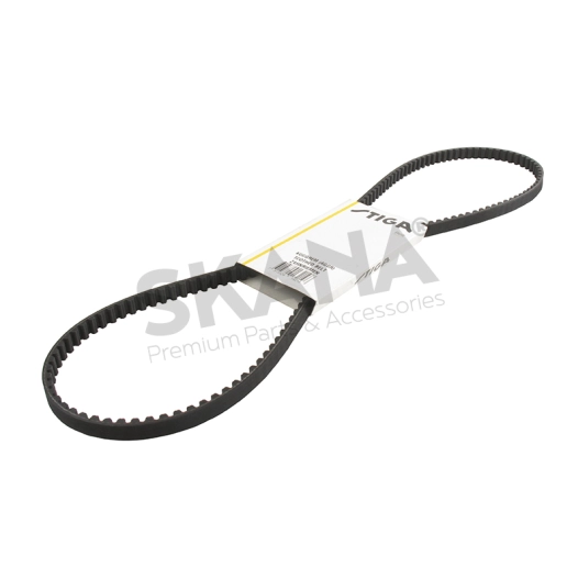 courroie trapézoïdale crantée interlames pour coupe modèles park et villa. origine stiga.