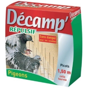 Répulsif métallique pour pigeons et autres oiseaux bg 1,50