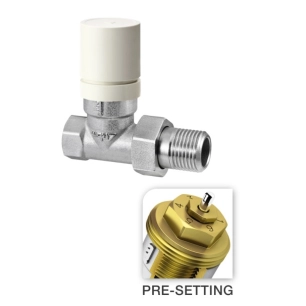 robinet thermo droit prereglag