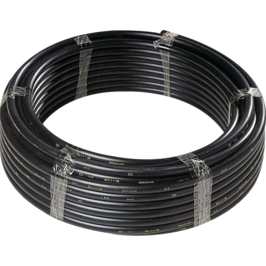 tube polyethyl. noir d25 100m