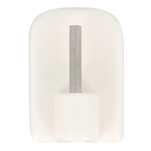 4 pitons adhesifs blanc