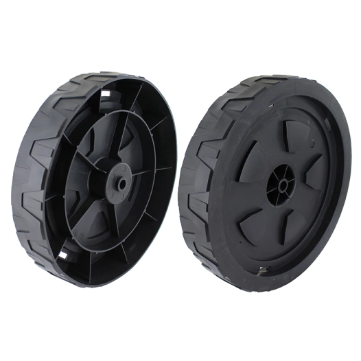 roue avant pour tondeuse électrique modèle foxter gy2254 (3601028508553), ø: 225 mm. origine: 3122530201031001