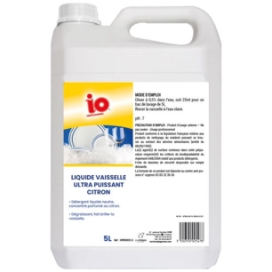lliquide vaisselle mains ultra puissant citron 5l - jag diffusion