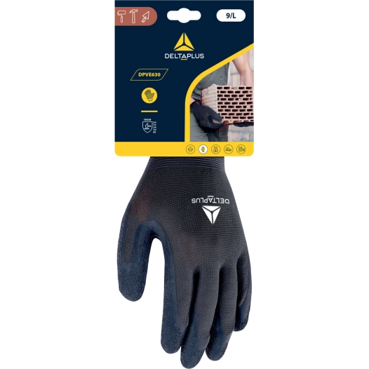 gants multi-usages enduit latex sachet de 12 paires gants multi-usages enduit latex sachet de 12 paires - delta plus