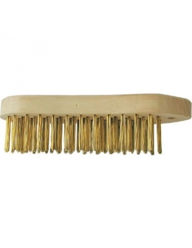 Brosse violon fils acier laitonné 0,3 x 38