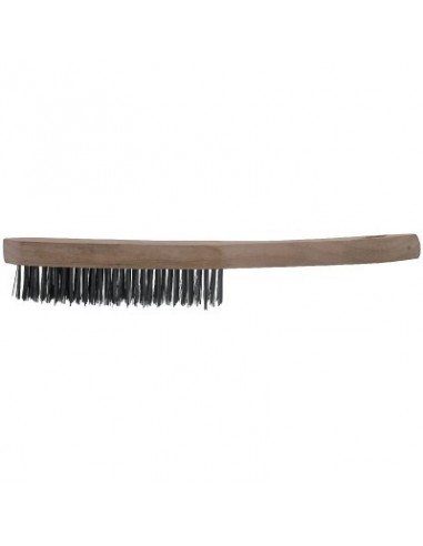 Brosse à manche fils acier trempé (0,2 x 1) x 26
