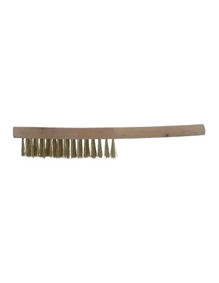 Brosse à manche fils acier laitonné 0,3 x 24
