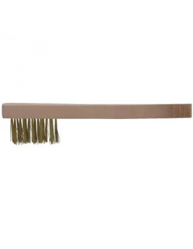 Brosse à bougie fils laiton 0,35 x 22