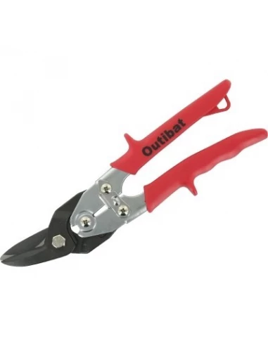 Cisaille à tôle type aviation rouge gauche