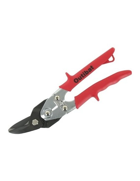 Cisaille à tôle type aviation rouge gauche