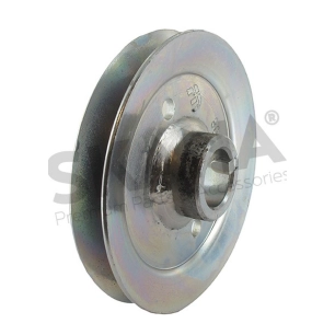 poulie à gorge trapézoïdale, diamètre 124mm, alésage 25.4mm origine stiga. 125601580/0, 1256015800
