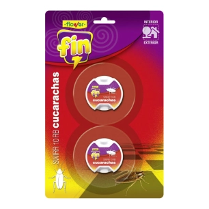 piège porte-appât anti-cafards fin, format gel, blister 2 unités x 4 g