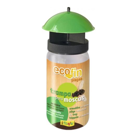 piège à mouches réutilisable avec appât attractif, fin