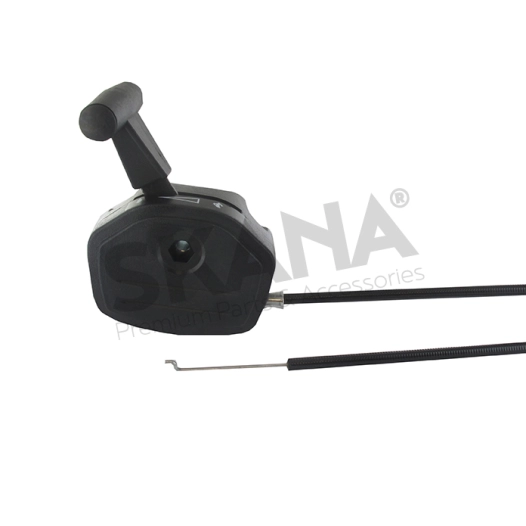 manette avec câble d'accélérateur rigide l1380 pour moteur b&s. origine stiga.