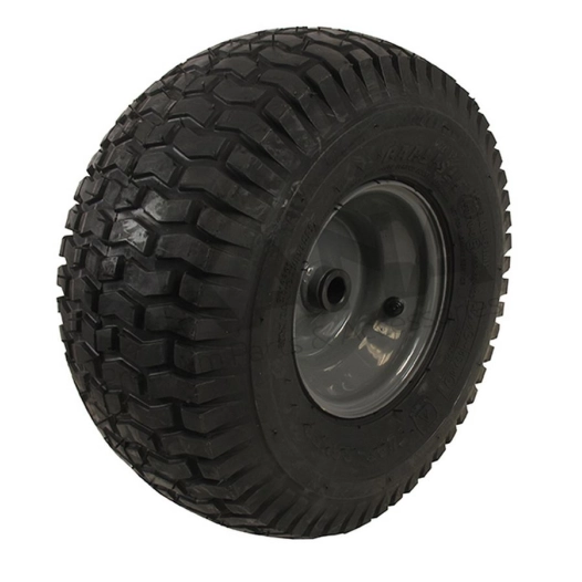 roue compléte 15x600-6 (couleur gris foncé) pour tondeuse autoportée mtd - origine: 634-04406-cg, 63404406cg.