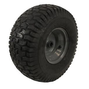 roue compléte 15x600-6 (couleur gris foncé) pour tondeuse autoportée mtd - origine: 634-04406-cg, 63404406cg.