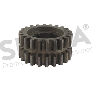 pignon double cranté pour tracteur de pelouse cub cadet, massey ferguson, mtd et autre. - origine: 718-04381, 71804381.