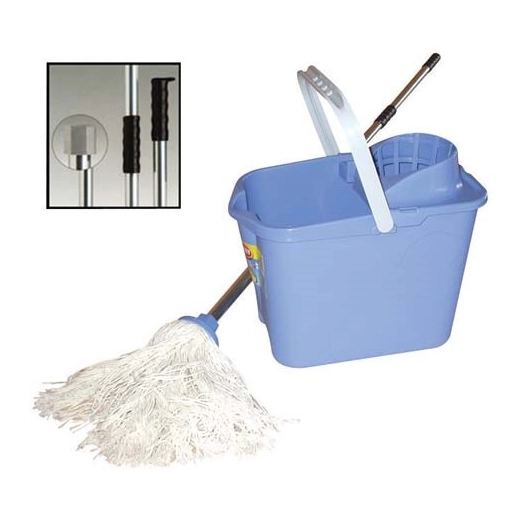 lave sol mery complet 12l bleu avec balai - mery products