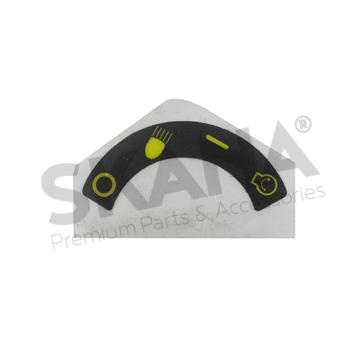 autocollant pour contacteur à clé sur modèle sd. origine stiga.