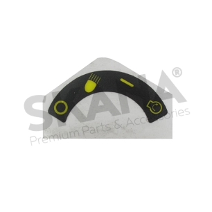 autocollant pour contacteur à clé sur modèle sd. origine stiga.