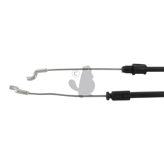 câble de frein moteur embout z origine stiga. longueur câble 1265mm, longueur de la gaine: 1040mm.