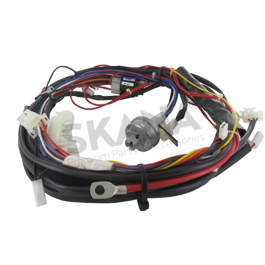 faisceau électrique complet pour autoportées, origine stiga. 182040201/0, 1820402010