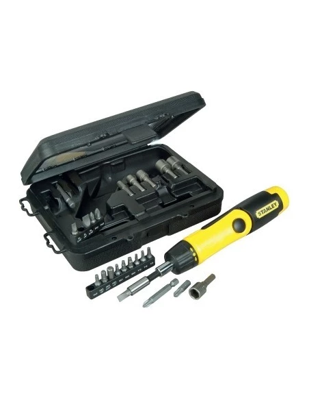 Coffret tournevis articulé porte-embouts Stanley - 25 pièces - STANLEY